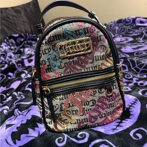 Juicy Couture Multicolor Patterned Mini Backpack